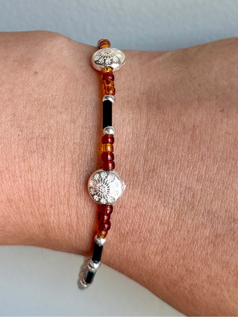 Sterling Silver Toggle Bracelet - artisan made